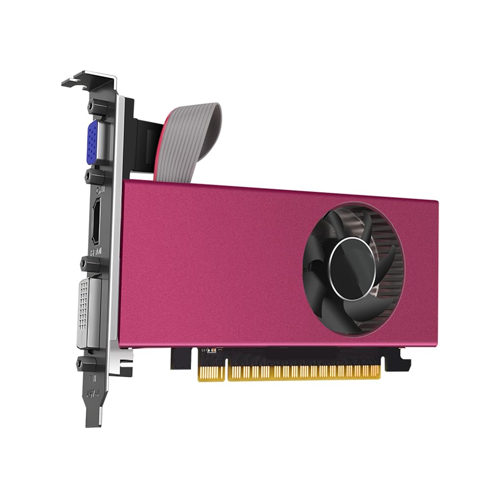 Reykentu RX550 GDDR5 4GB Graphics Card - 14nm 6000MHz with VGA+DVI+ Compatible Interface - Perfect for Gaming, Video Editing & Multi-Monitor Setup