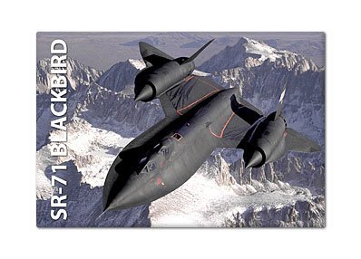 SR-71 Blackbird Aircraft Refrigerator Magnet - Collectible Aviation Fridge Decor for Fans, Pilots & History Enthusiasts - Perfect for Home, Office & Gifts