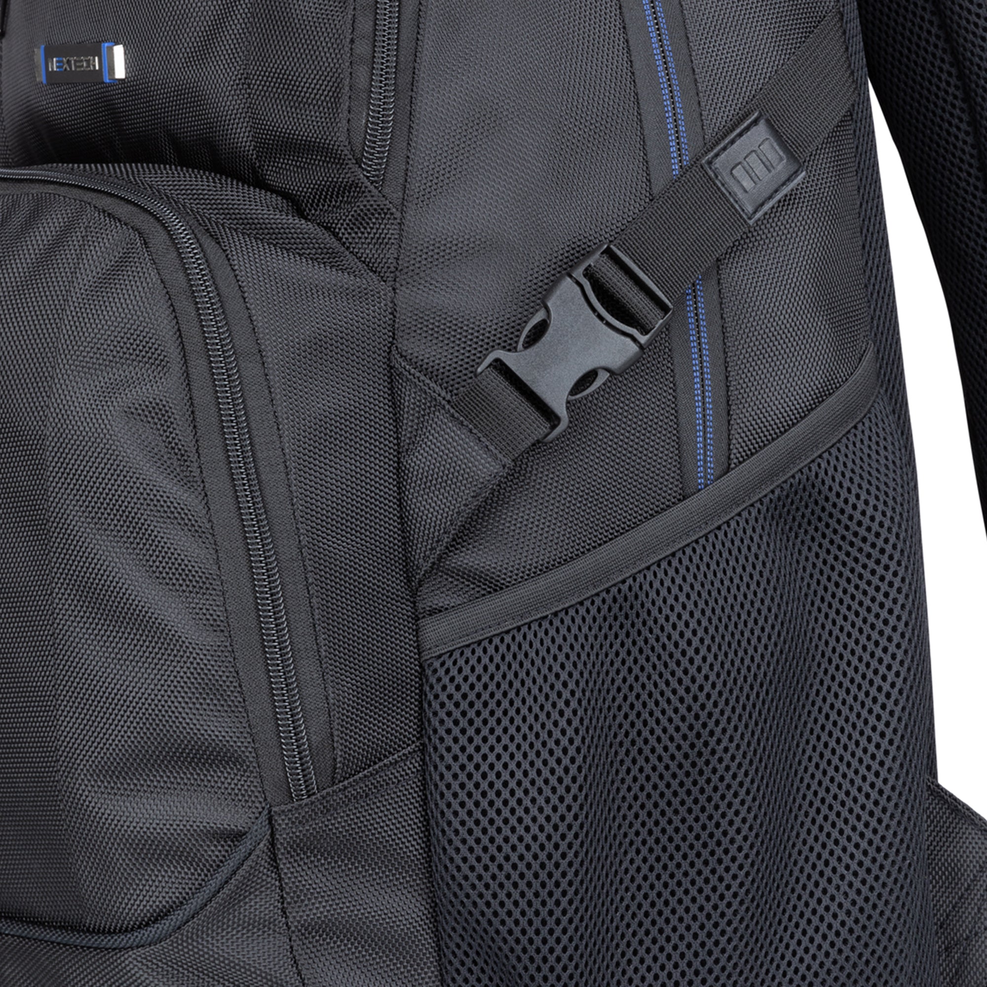 Nextech Professional Business Backpack for Men & Women - Waterproof Laptop Backpack with USB Charging Port - Perfect for Office, Travel, and Commuting