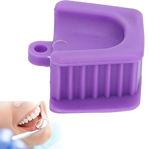 Professional Dental Mouth Opener & Cheek Retractor - Silicone Orthodontic Bite Blocks for Teeth Whitening & Dental Procedures (Purple, Size L) - Perfect for Dentists, Orthodontists & At-Home Teeth Care