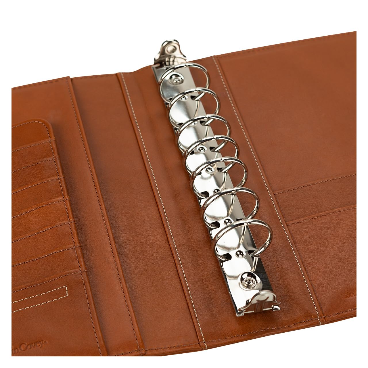 FranklinCovey Ryder Leather Open Binder - Classic Tan Executive Organizer | Premium Leather Planner for Business Professionals, Office Meetings & Daily Productivity