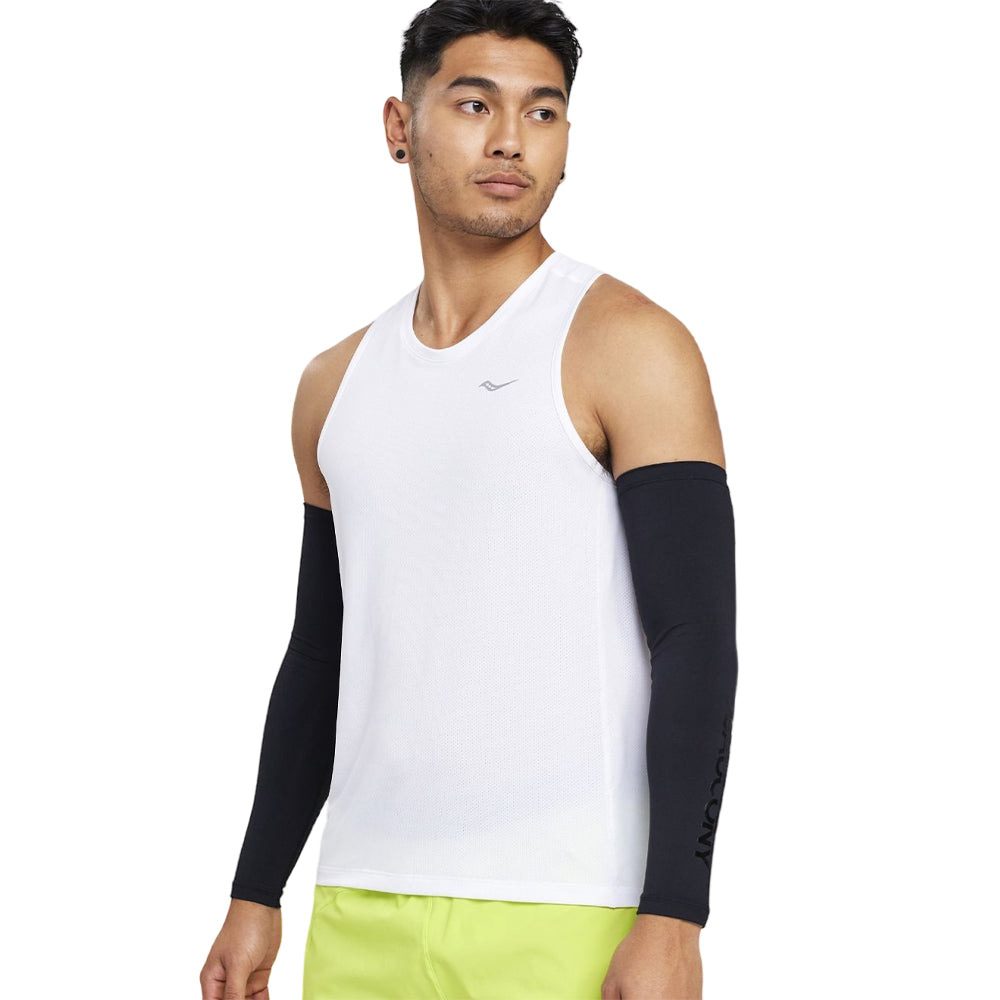 Men's Saucony Stopwatch Running Singlet - Lightweight Performance Top for Track & Field, Racing, and Training