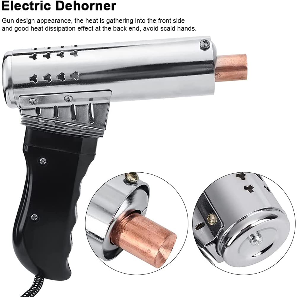Electric Cattle Dehorner for Calves & Sheep - High Temperature Resistant Animal Dehorner Tool for 15-70 Days Old Livestock | Safe & Efficient Horn Removal for Dairy Farms & Veterinary Use