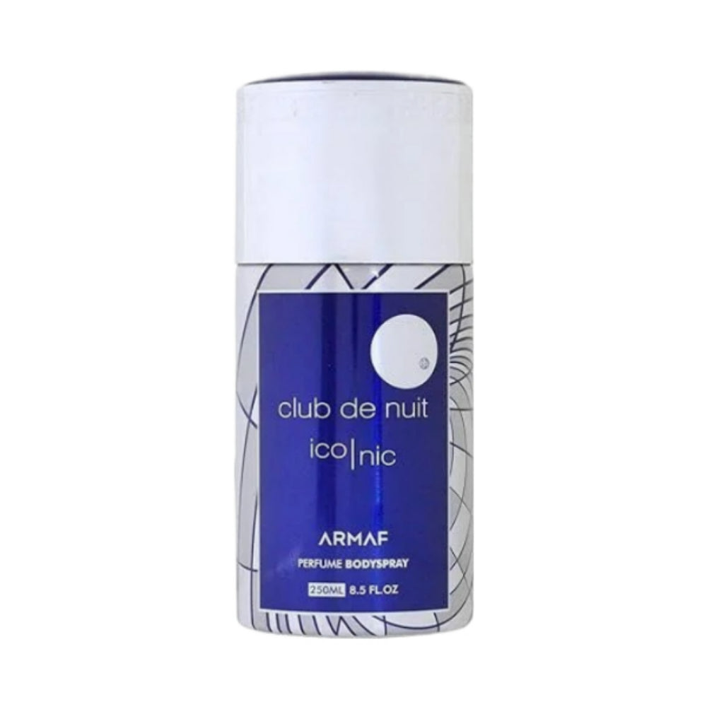 Club de Nuit Iconic Body Spray for Men & Women - 250ml Long-Lasting Fragrance - Fresh & Invigorating Scent for Daily Use, Gym, Work & Social Events