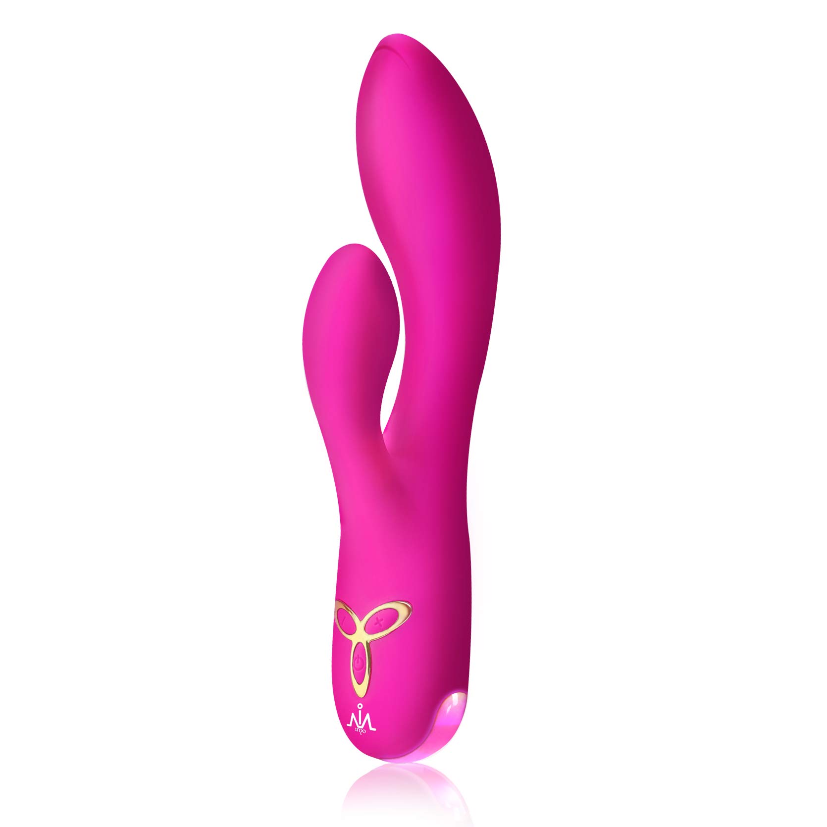 Upgraded Rabbit G-spot Vibrator - Waterproof Rechargeable Clitoral & Vaginal Stimulator for Women & Couples | Perfect for Solo Play, Foreplay & Couples Intimacy