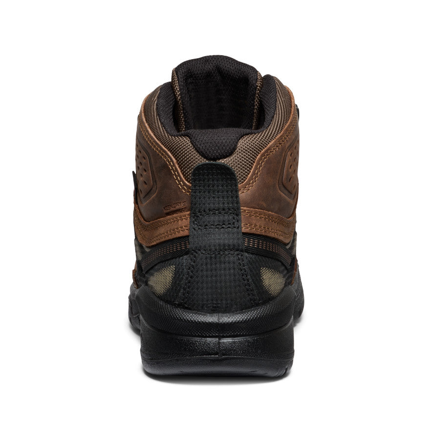 Men's Targhee IV Waterproof Work Boots with Carbon Toe - Dark Earth/Black | Durable Safety Shoes for Construction, Hiking & Outdoor Work
