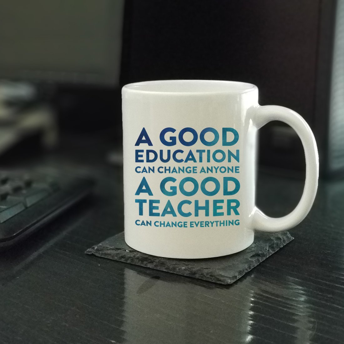 Andaz Press Teacher Coffee Mug - Inspirational Gift for Educators - 