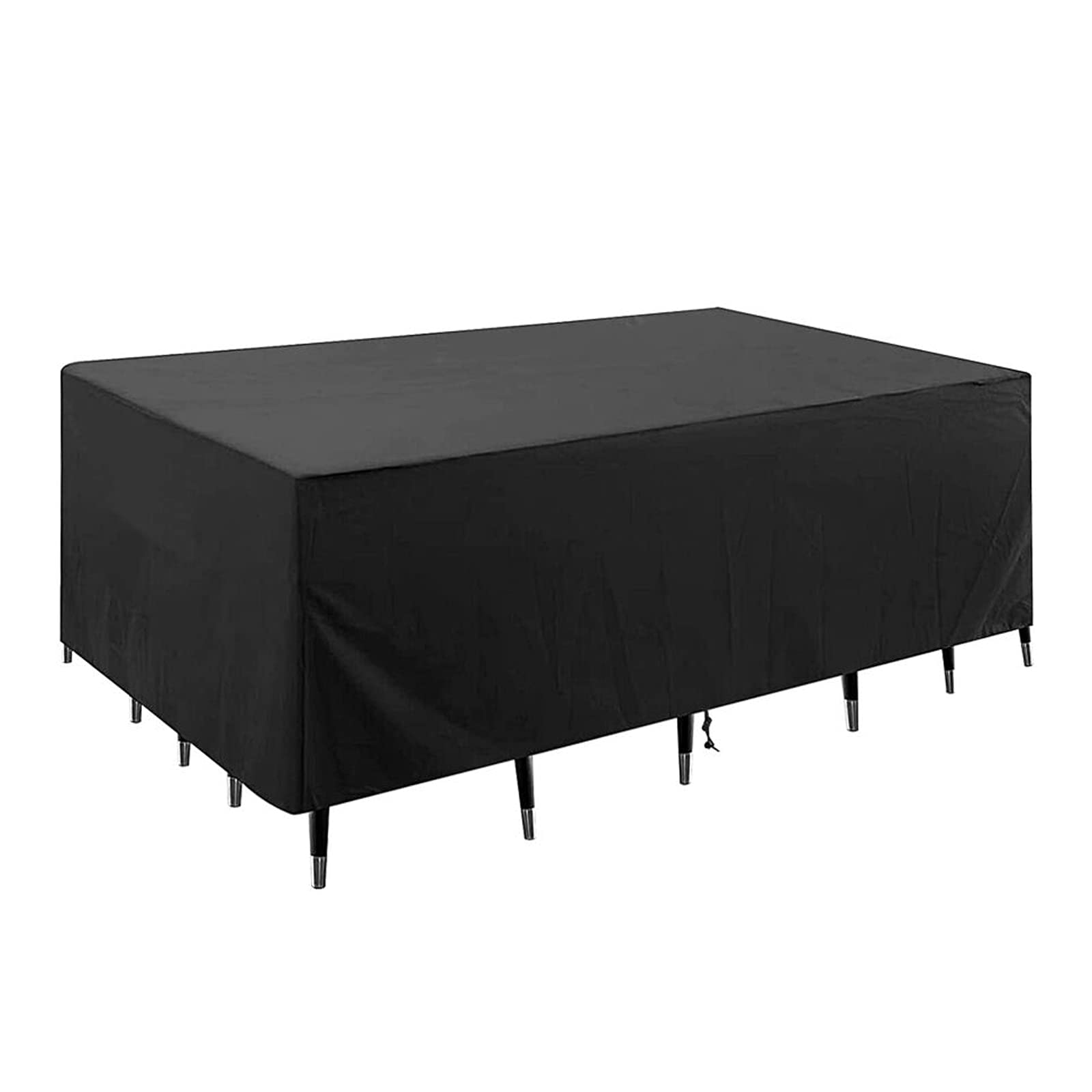 Waterproof Patio Furniture Covers 121x54x35 Inches - Heavy Duty Rectangular Table Cover for Outdoor Sectional & Garden Furniture - All Weather Protection for Backyard, Deck, and Poolside Use