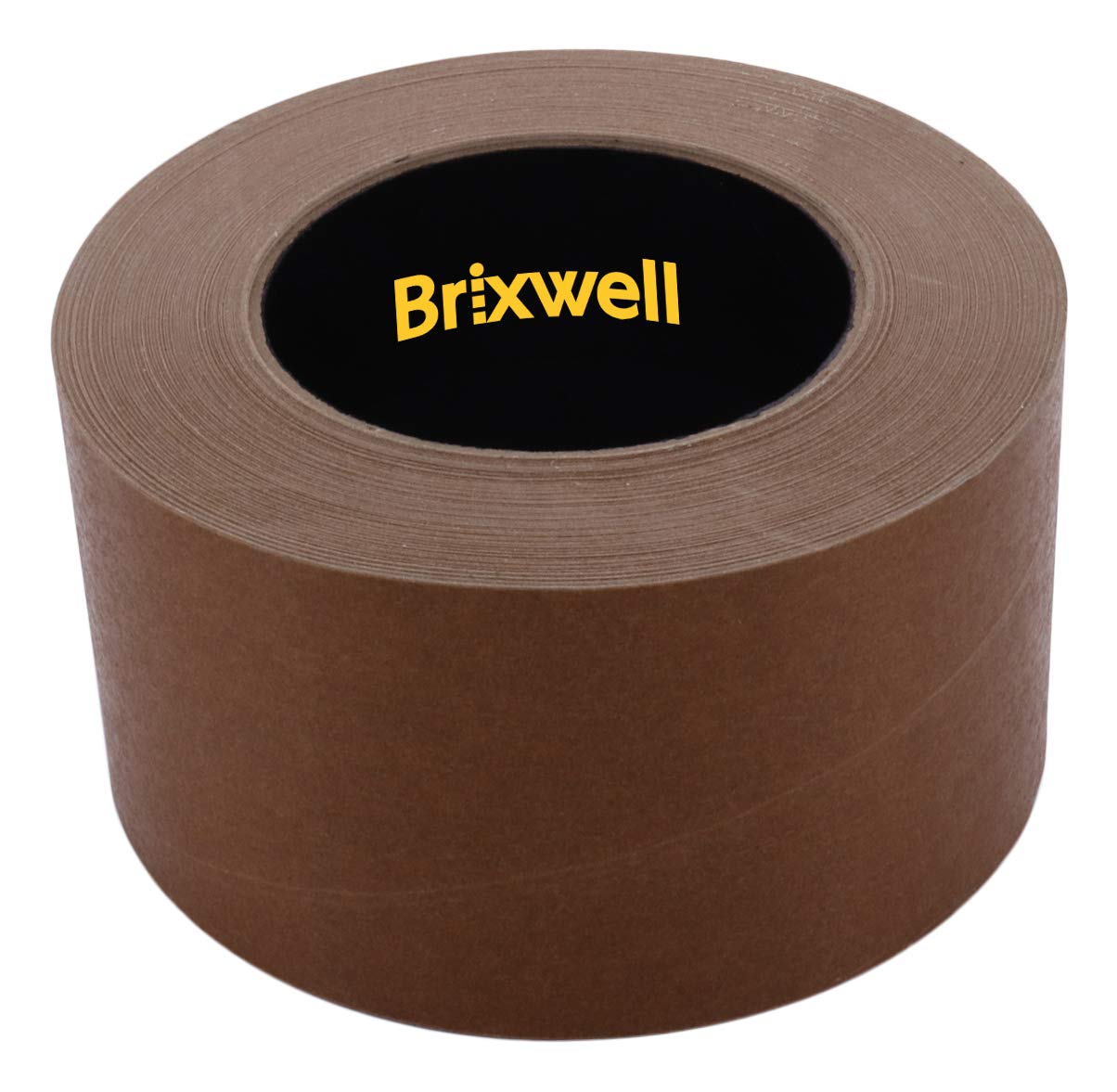 Brixwell 48 Rolls - 3 Inch x 60 Yard Brown Kraft Paper Packing Tape, Strong Adhesive, Eco-Friendly, Made in USA - Perfect for Shipping Boxes, Moving, Storage & Packaging Supplies