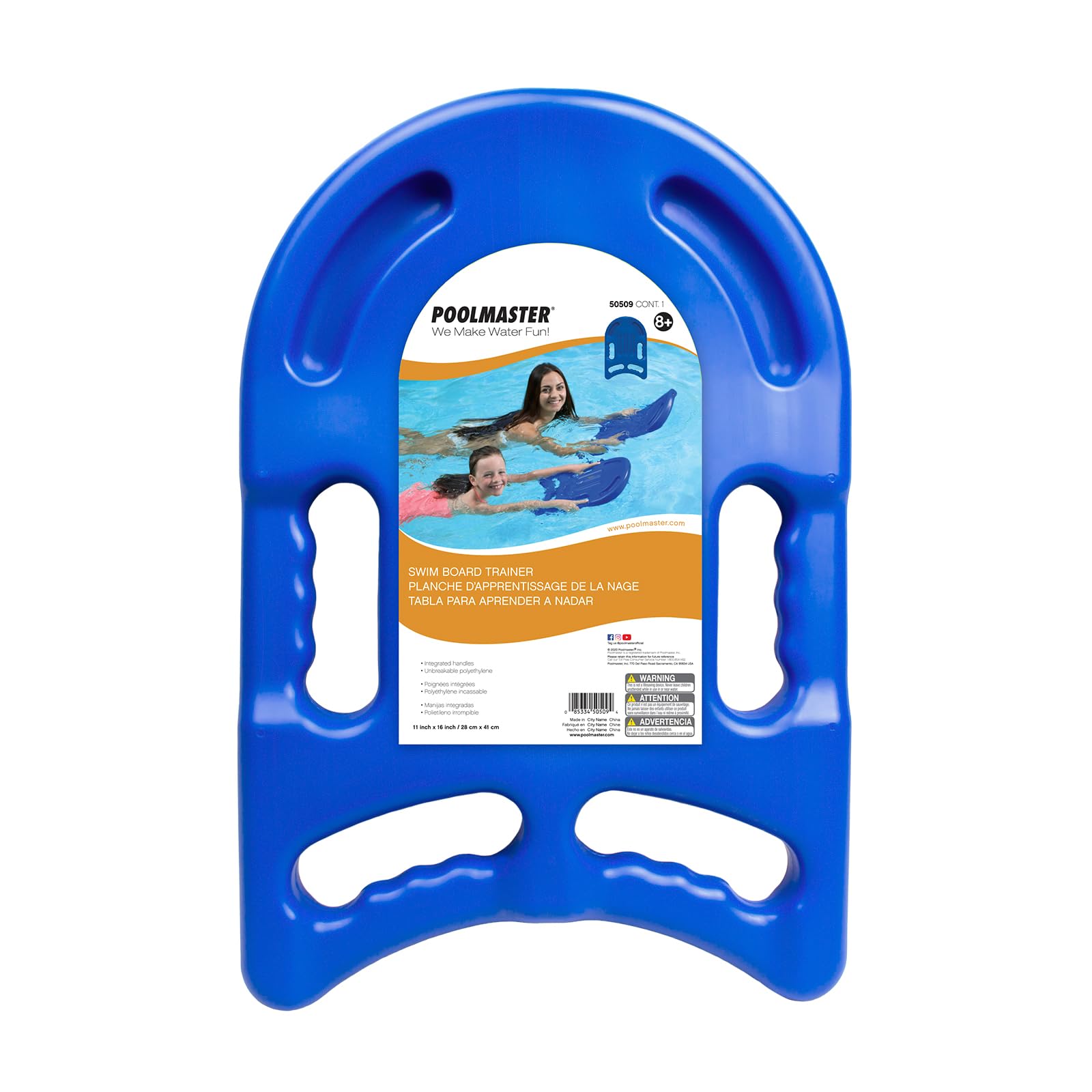 Poolmaster Advanced Kickboard Swim Trainer - Professional Swimming Aid for Kids & Adults - Perfect for Swim Training, Lessons, and Water Aerobics