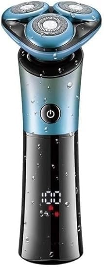 Professional Electric Shaver for Men - Waterproof Cordless Razor with LED Display & Beard Trimmer | Barber-Grade Shaving Machine for Smooth Shave at Home, Travel & Gym Use