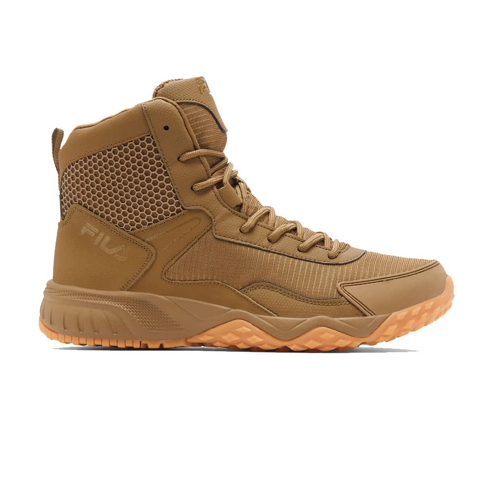 FILA Men's Chastizer Camo Boots - Waterproof Hiking Boots for Men with Camouflage Design, Comfortable Outdoor Shoes for Trail Running & Hunting | Perfect for Camping, Trekking & Winter Adventures