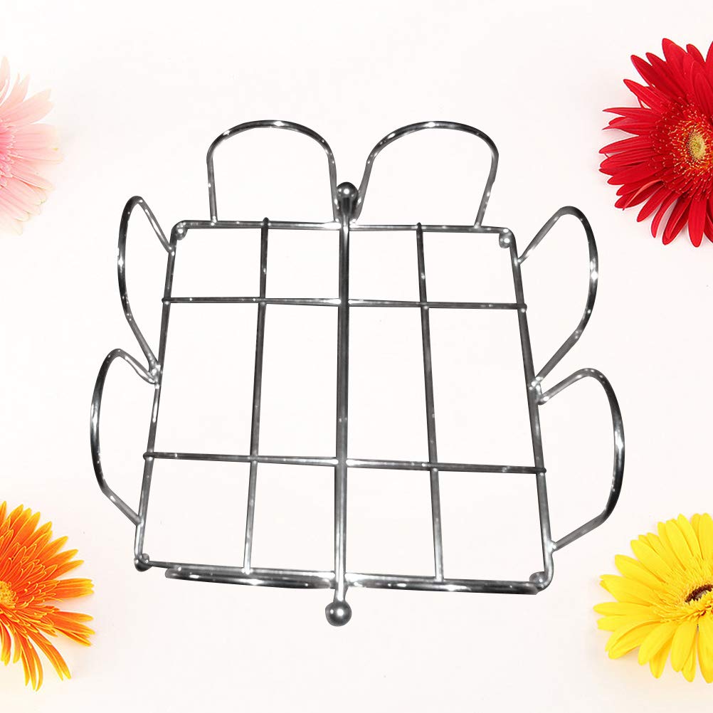 Iron Paper Towel Holder & Napkin Dispenser - Durable Cut-Out Design for Kitchen, Restaurant & Bathroom Organization | Cabilock Tissue Stand for Home & Office Use