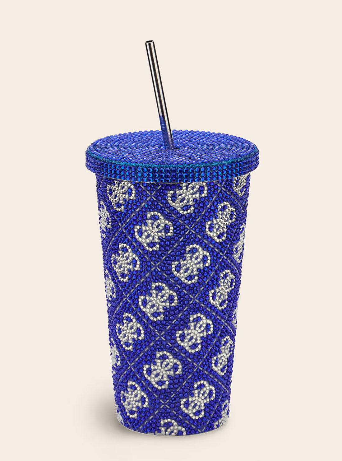 Blue Quattro G Travel Tumbler Cup - 20oz Insulated Stainless Steel Water Bottle with Leakproof Lid for Hiking, Camping & Office Use
