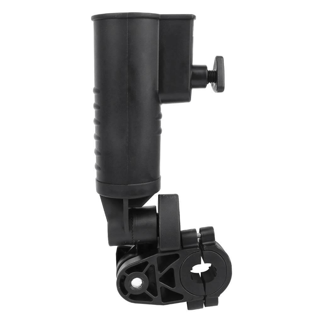 POCREATION Adjustable Golf Umbrella Holder - Universal Golf Push Cart Accessory for Golf Practice & Training - Perfect for Driving Range, Golf Course & Outdoor Sports