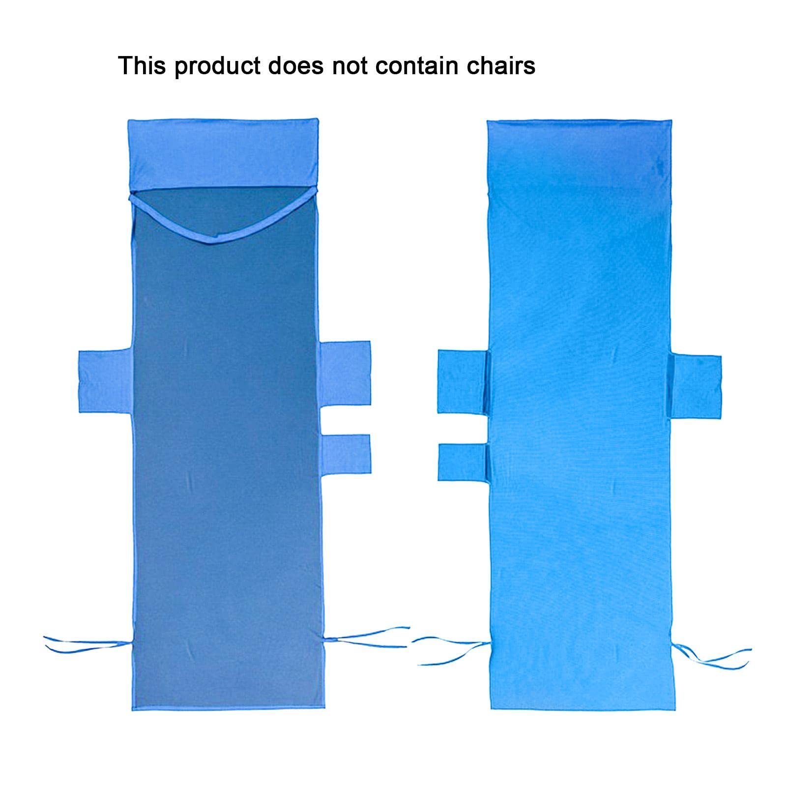 Lounge Chair Covers - Microfiber Beach & Pool Chair Towel - Chaise Lounge Cushions for Outdoor Sun Lounger - Patio, Garden, Hotel & Swimming Pool Accessories - Perfect for Resorts, Vacation Rentals & Backyard Relaxation