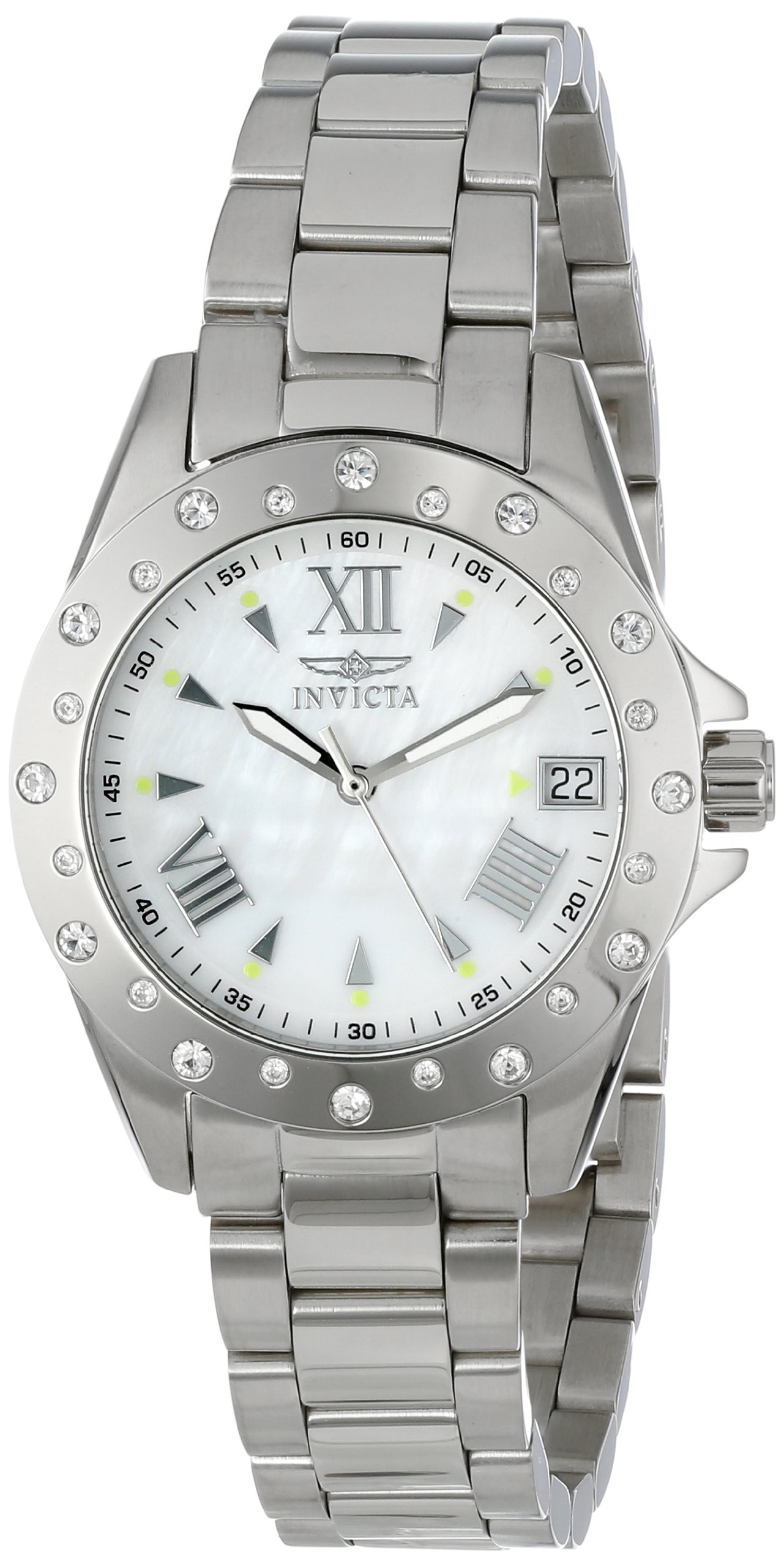 Invicta Women's 12854 Angel Swiss Quartz Silver Watch - Elegant Analog Timepiece for Women, Perfect for Office, Party & Everyday Wear