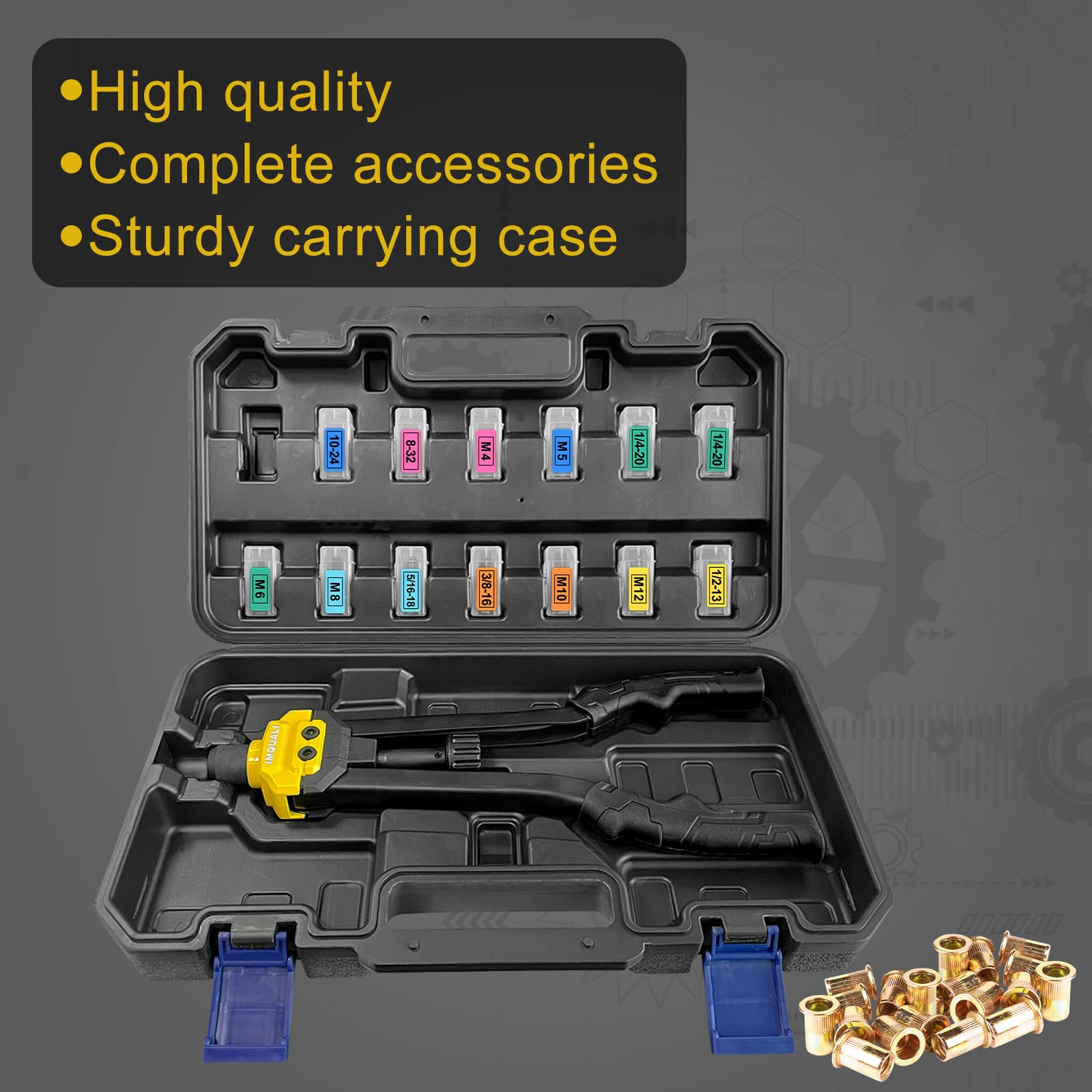 Heavy Duty Rivet Nut Tool Kit - 16