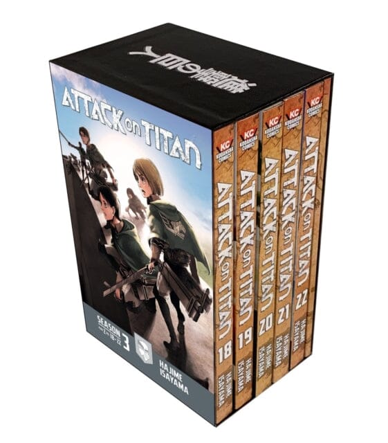 Attack On Titan Season 3 Part 2 Manga Box Set by Hajime Isayama - Complete Collector's Edition | Perfect for Anime Fans & Manga Collectors | Great Gift for Birthday & Holidays