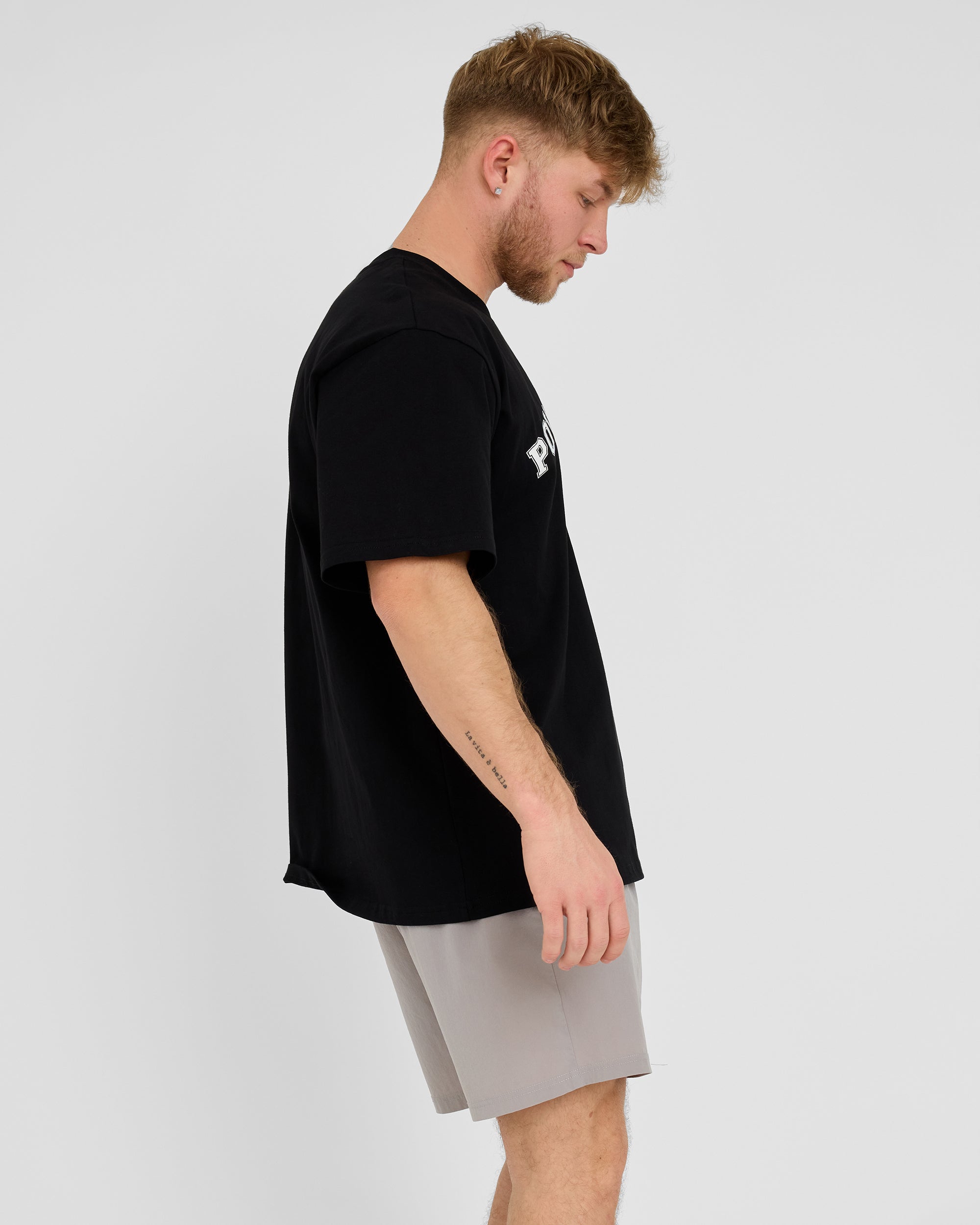 Varsity Oversized T-Shirt for Women & Men | Comfortable Cotton Crewneck Tee | Casual Streetwear & Loungewear for Everyday Wear