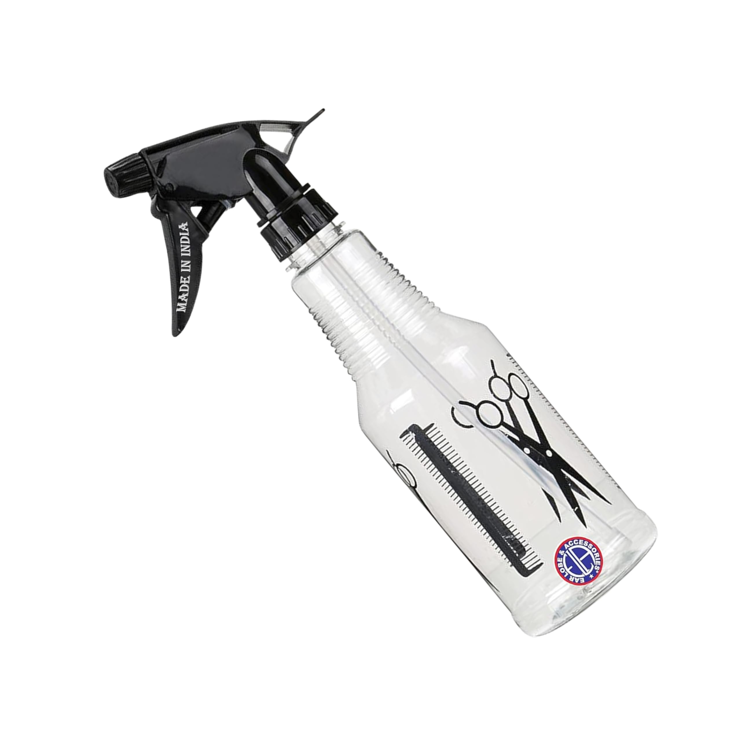 Professional Hair Spray Bottle 450ml - Fine Mist Sprayer for Styling & Hydration - Personal & Salon Use - Durable Plastic Bottle - Pack of 1 - Perfect for Hair Salons, Home Styling & Travel