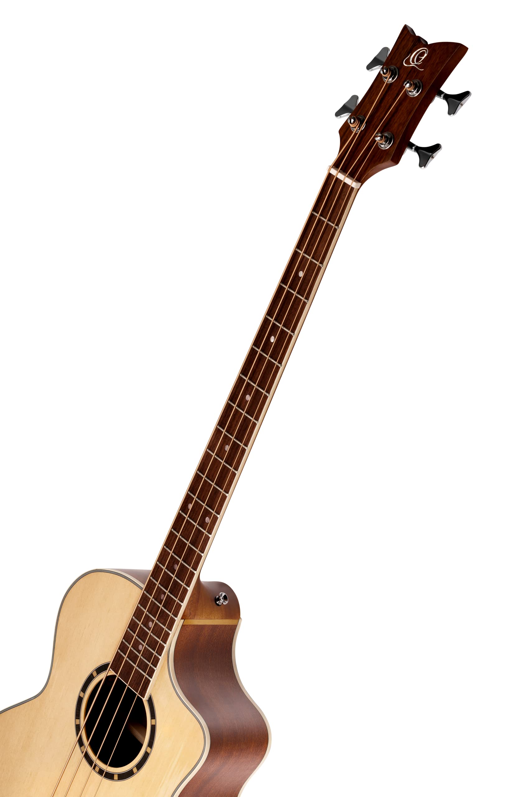 Ortega 4-String Acoustic Bass Guitar - Professional Quality for Live Performances, Studio Recording & Music Practice