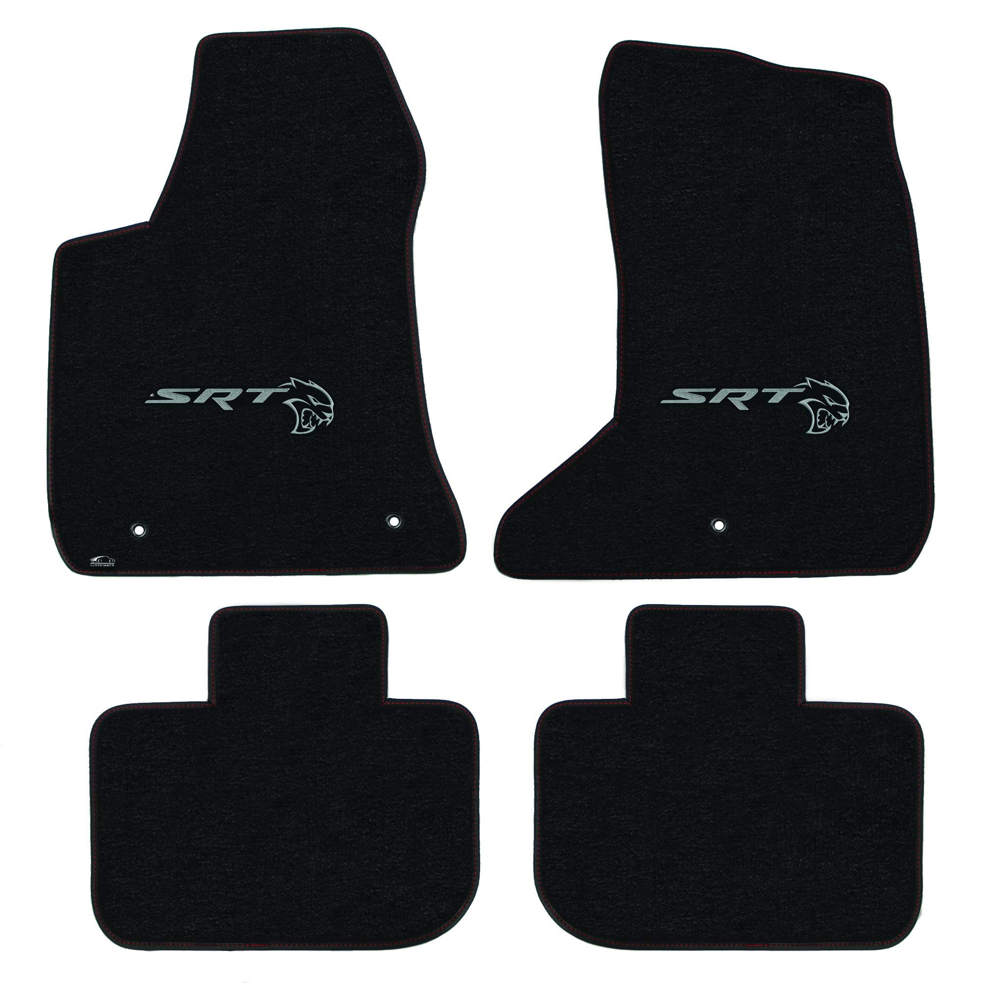 Premium Custom-Fit Carpeted Floor Mats for Dodge Charger Hellcat AWD/RWD 2015-2023 - Luxury Car Floor Liners (4-Piece Set, Charcoal) - Perfect for All-Weather Protection & Enhanced Interior Style