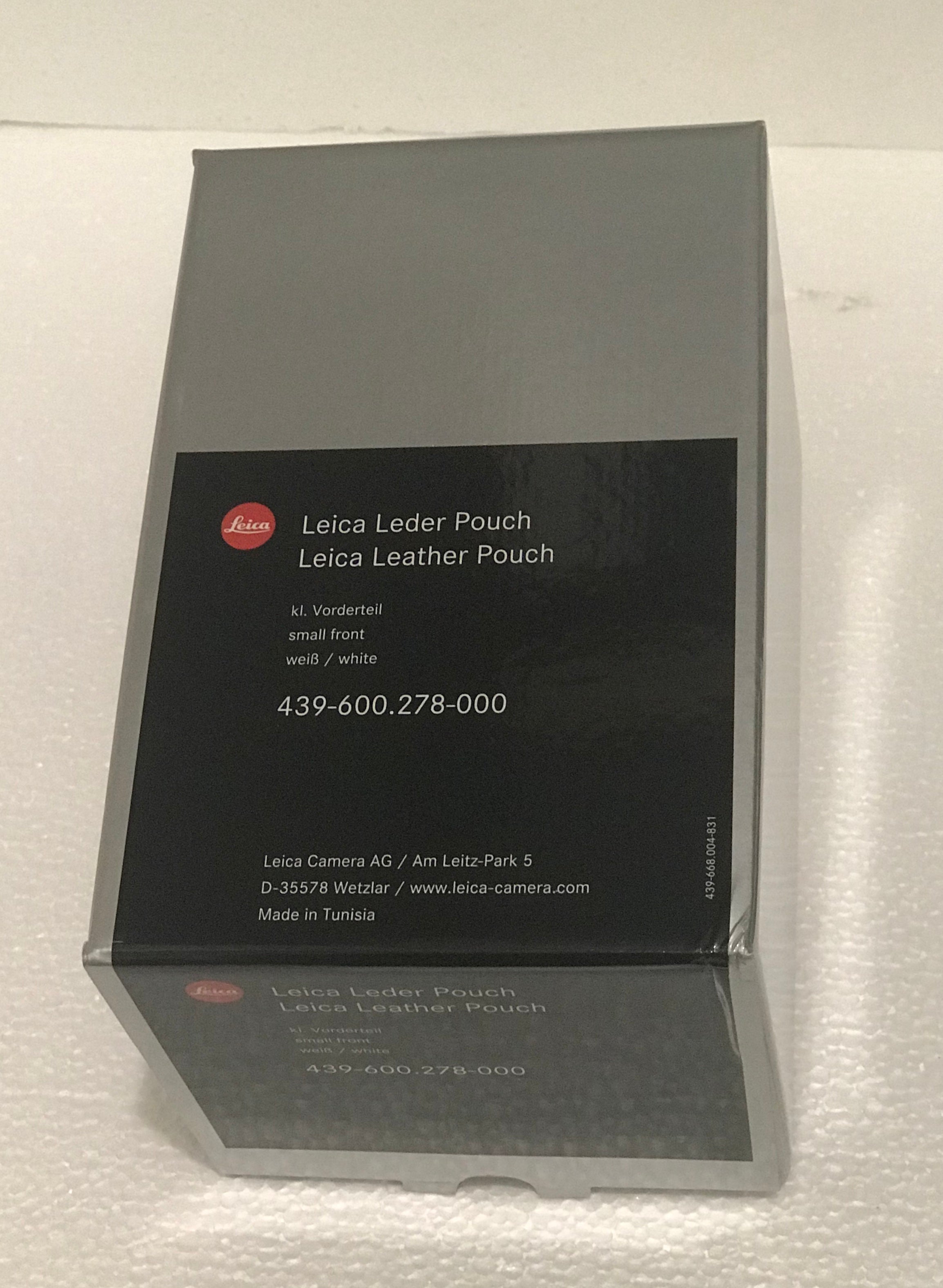 Leica Soft Leather Camera Case Snow White - Premium Protection for Leica Cameras, Perfect for Travel & Outdoor Photography