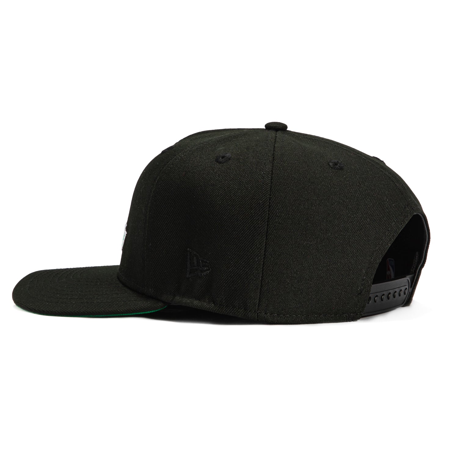 New Era 9Seventy Boston Celtics Script Stretch Snapback Hat - Black | Official NBA Licensed Adjustable Baseball Cap for Men & Women | Perfect for Basketball Games, Streetwear & Sports Fan Fashion