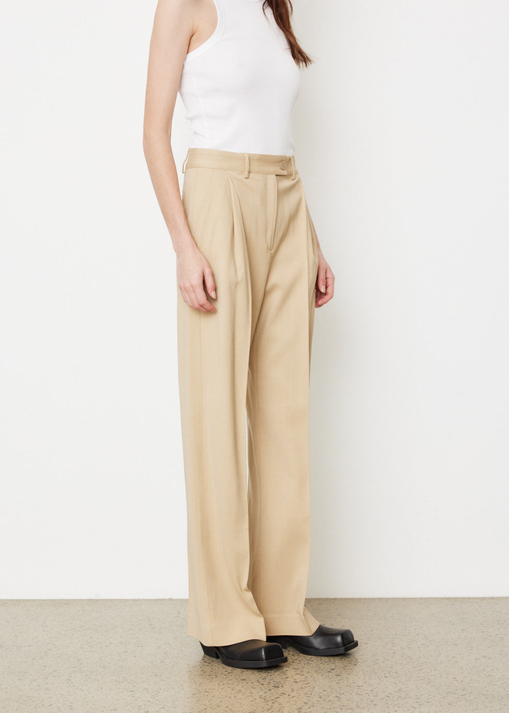 High Waisted Trousers for Women - Stretch Comfort Work Pants with Pockets, Business Casual Office Pants (Black, Size S-XXL) | Perfect for Office Wear, Business Meetings & Professional Outfits