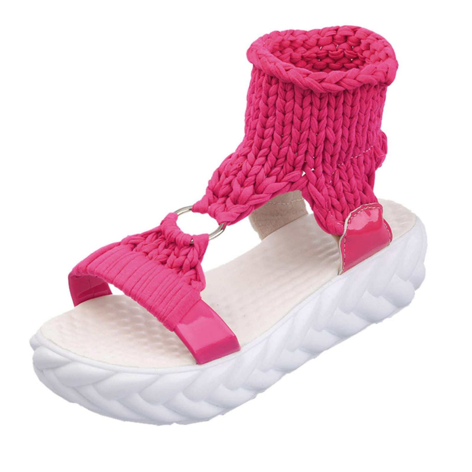 Women's Fashion Jelly Sandals - Causal Thick Platform Sandals for Ladies | Perfect for Beach, Pool, Summer Outfits & Vacation Wear