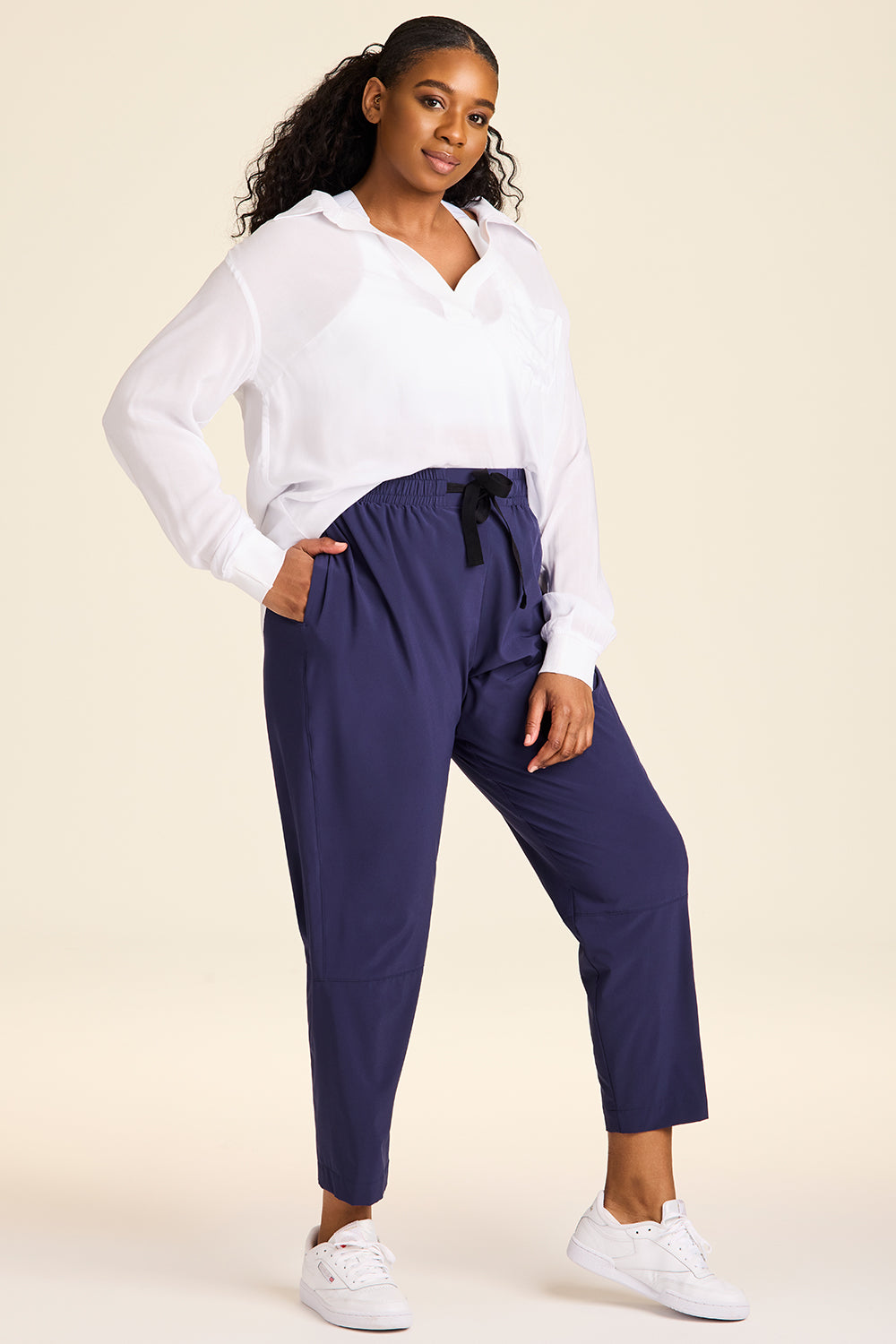 Men's Commuter Pants in Navy Blue - Comfortable & Durable Travel & Work Pants for Business Casual & Outdoor Activities
