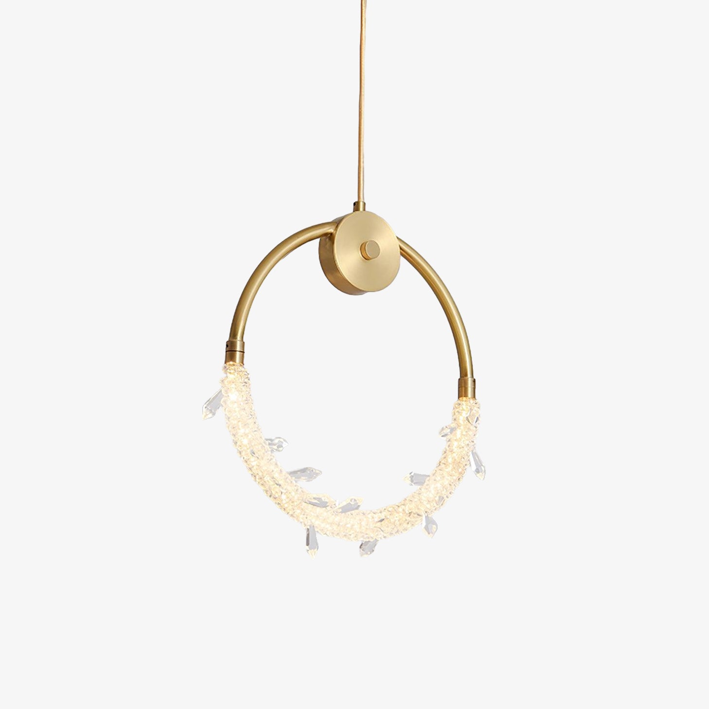 BU08P15G Modern Pendant Light - Elegant Hanging Ceiling Fixture for Kitchen, Dining Room & Bedroom - Perfect for Home Decor & Interior Lighting