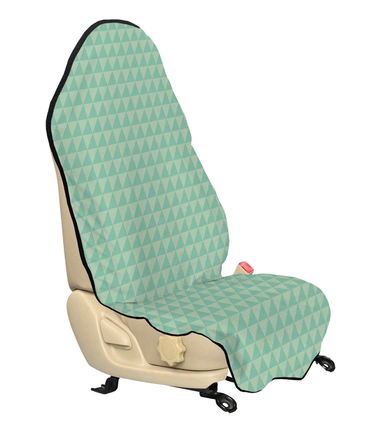Ambesonne Mint Car Seat Hoodie - Universal Fit Non-Slip Car Seat Cover Protector (30