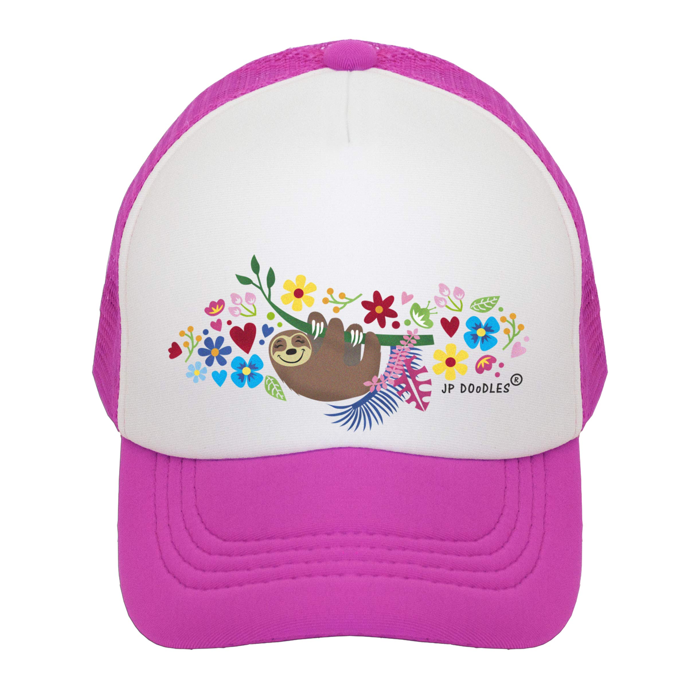 Toddler Baseball Hat for Boys & Girls - Adjustable Baby Snapback Hats - Cute Infant Summer Caps - Breathable Cotton Trucker Style - Perfect for Outdoor Play, Beach & Sun Protection
