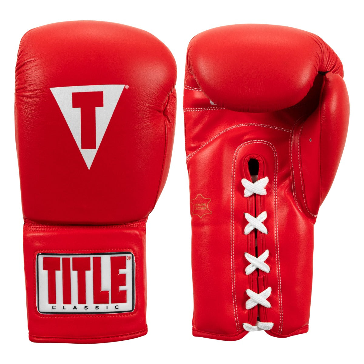 Premium Classic Leather Lace-Up Boxing Gloves 2.0 for Training & Sparring - Ideal for Boxing, MMA, Kickboxing & Fitness Workouts