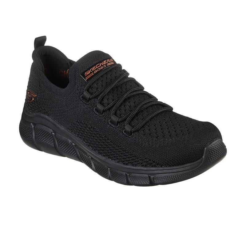 BOBS B FLEX 117121/BBK - Comfortable & Stylish Women's Slip-On Shoes for Walking, Travel & Casual Wear