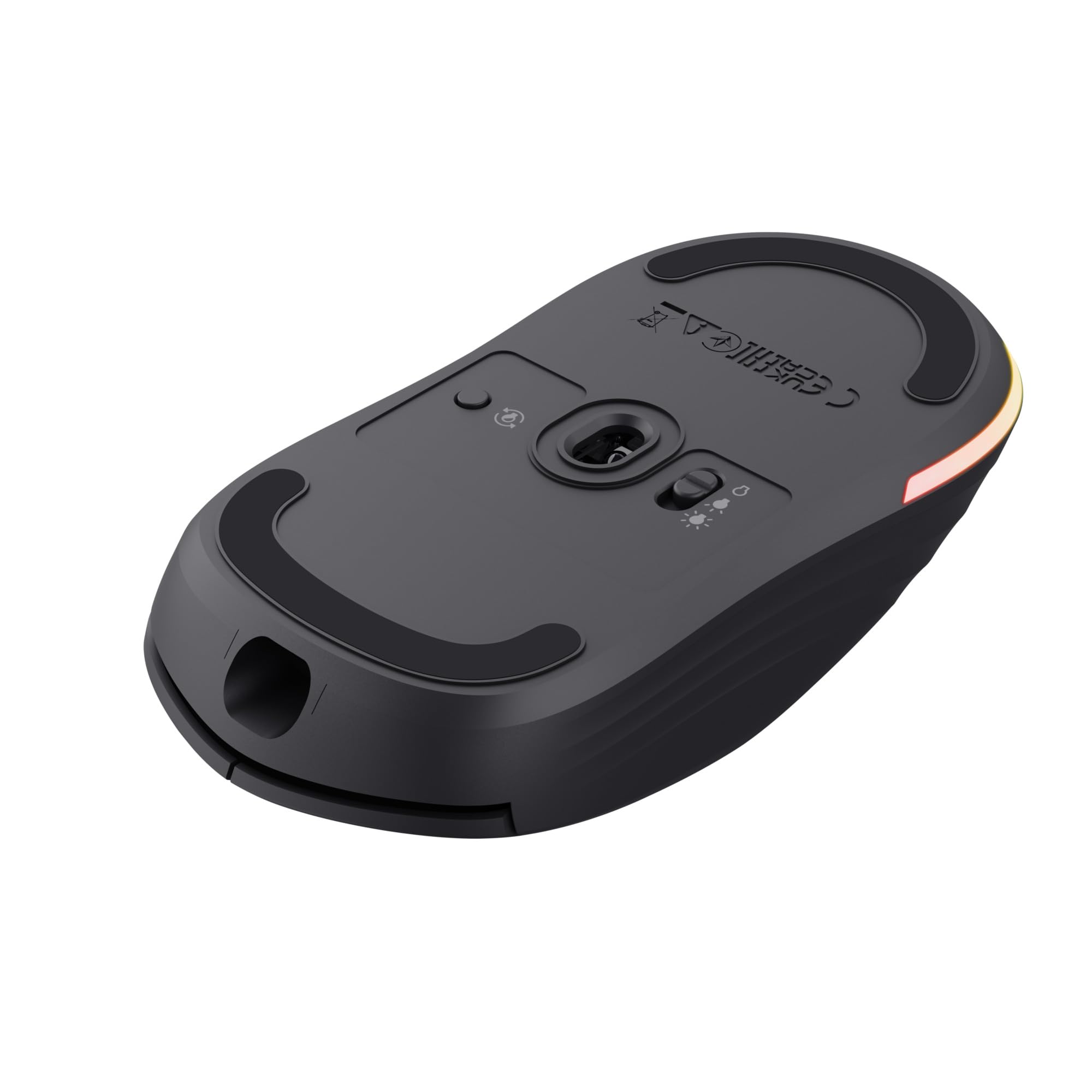 Trust GXT 926 Redex II Wireless Gaming Mouse - 2.4GHz, 65 Hours Battery Life, Kailh Switches, 10000 DPI, 6 Programmable Buttons, Rechargeable for PC/Laptop (Black) - Perfect for FPS, MOBA & MMO Gaming