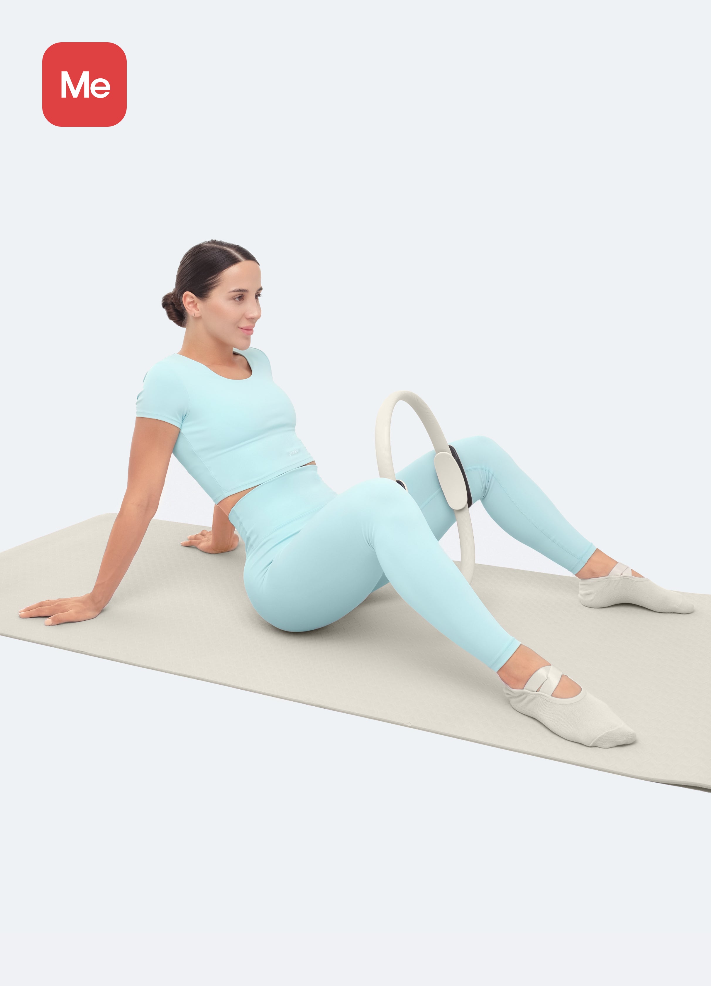 Premium Pilates Kit for Home & Studio Workouts - Yoga Mat, Resistance Bands & Exercise Ball Set for Core Strength & Flexibility Training - Perfect for Beginners & Fitness Enthusiasts