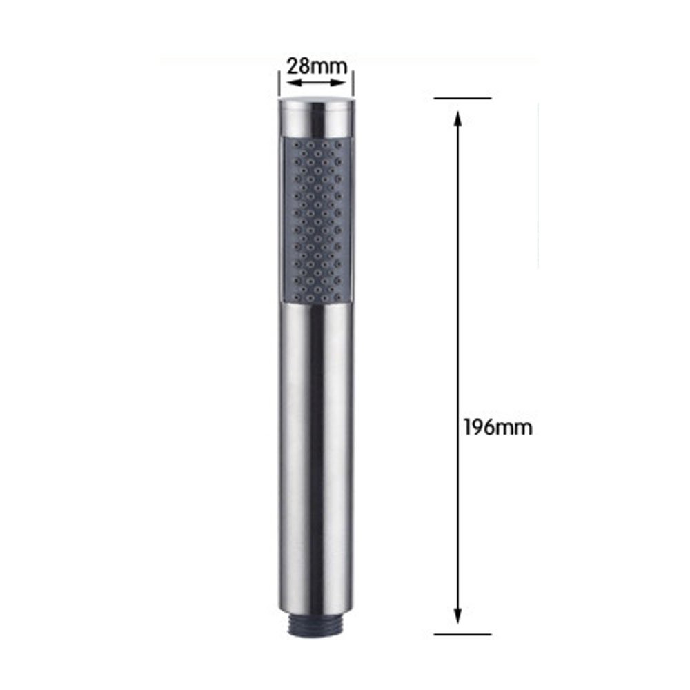 Weirun High Pressure Shower Head with Handheld - 8 Inch Round Rainfall Shower Head & Detachable Handheld Sprayer - Brushed Nickel Finish - Perfect for Bathroom, Spa, and RV Use