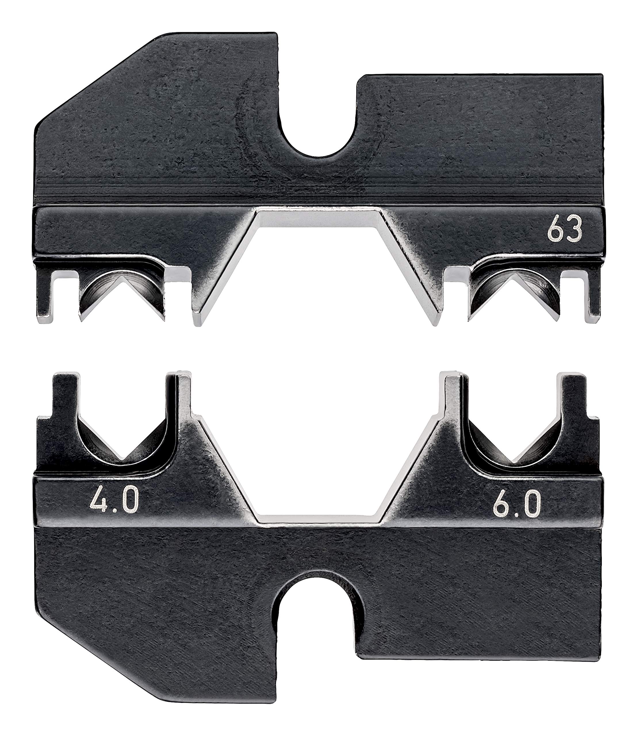 Knipex 97 49 63 4mm & 6mm Solar Cable Crimping Dies - Professional Tool for Solar Panel Connectors & Electrical Wiring | Perfect for Solar Installations, DIY Projects & Electrical Repairs