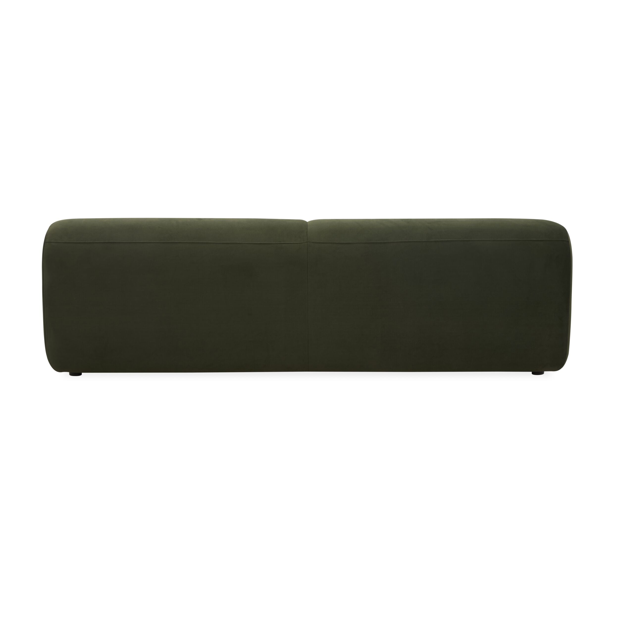 Alexis 2.5 Seater Velvet Sofa with Eucalyptus Wood Frame - Modern Living Room Furniture for Small Spaces & Apartments