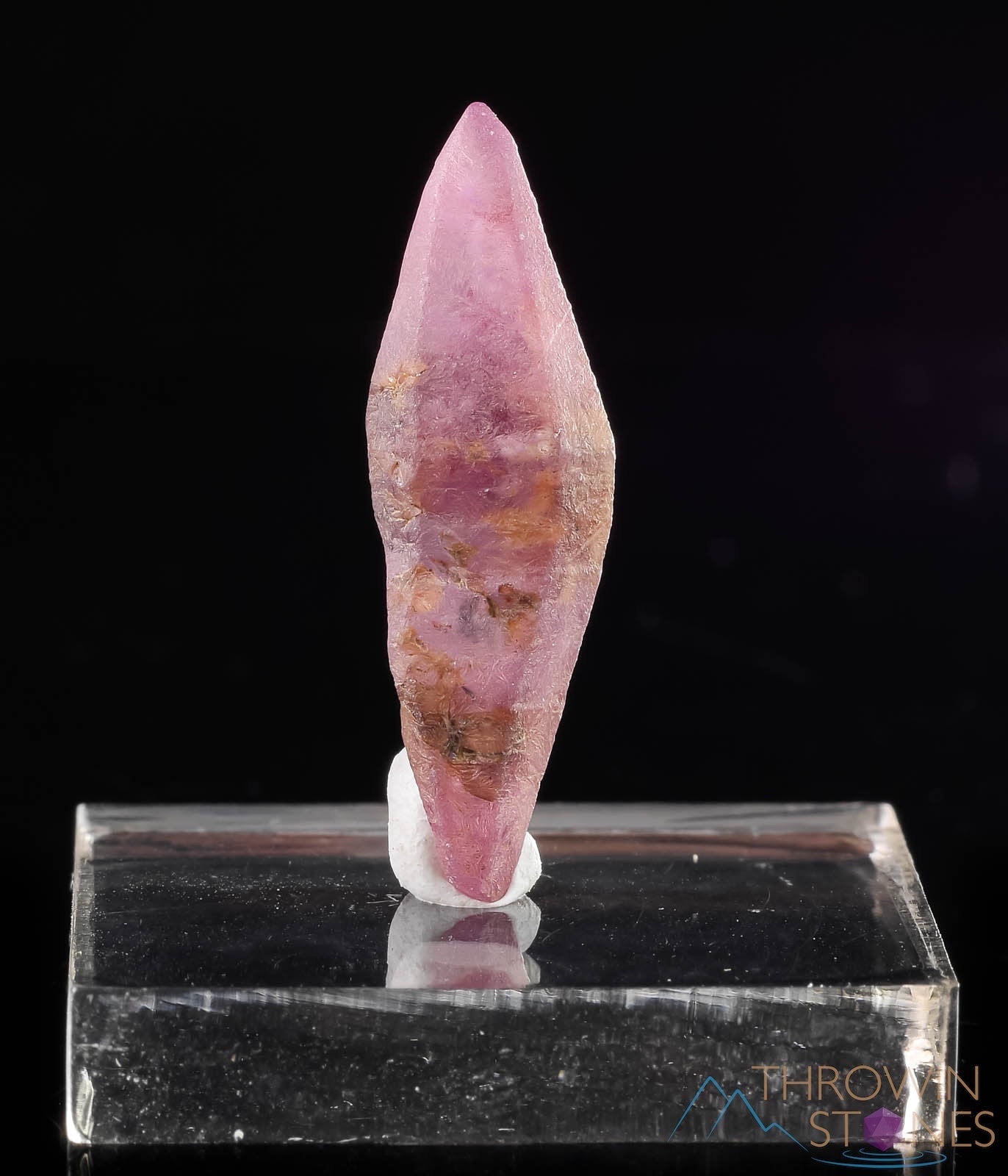 Natural Pink Padparadscha Sapphire Raw Crystal - Genuine Birthstone for Jewelry Making, Unique Gemstone Gift for Her | Healing Crystal, Meditation, Spiritual Energy