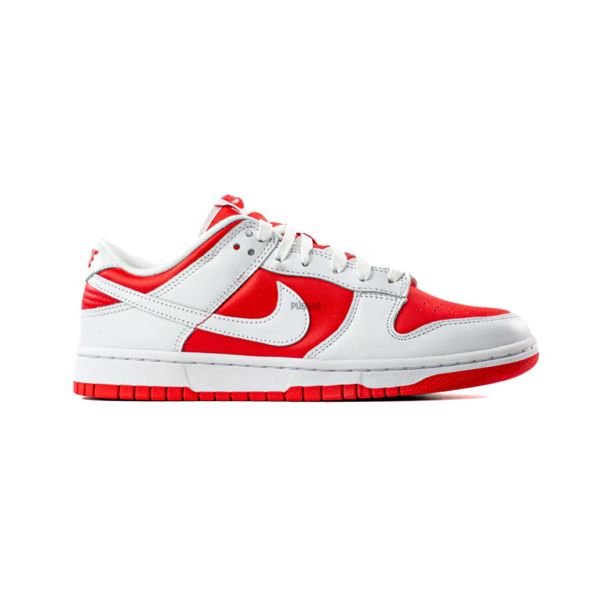Nike Dunk Low 'Championship Red' Sneakers (2021 Release) - Men's Basketball Shoes for Streetwear & Casual Outfits