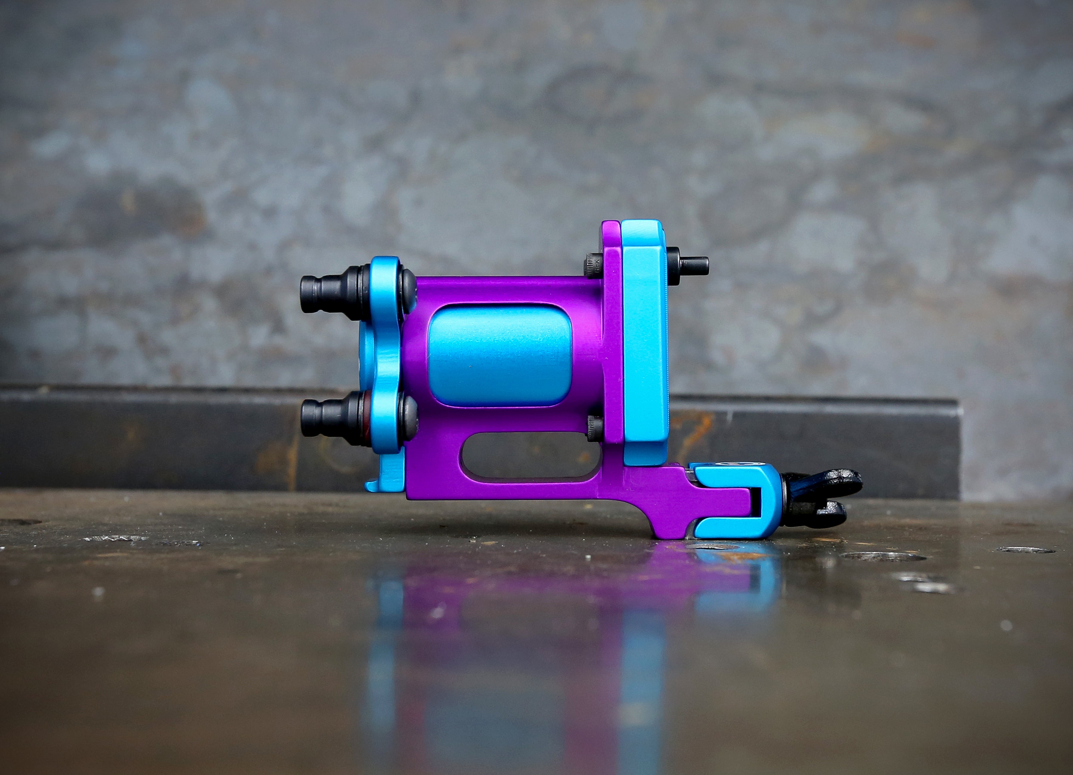 Limited Pike x Rogers Slider Rotary Watch - Purple & Blue Colorway - Perfect for Casual Wear, Outdoor Adventures & Fashion Statements