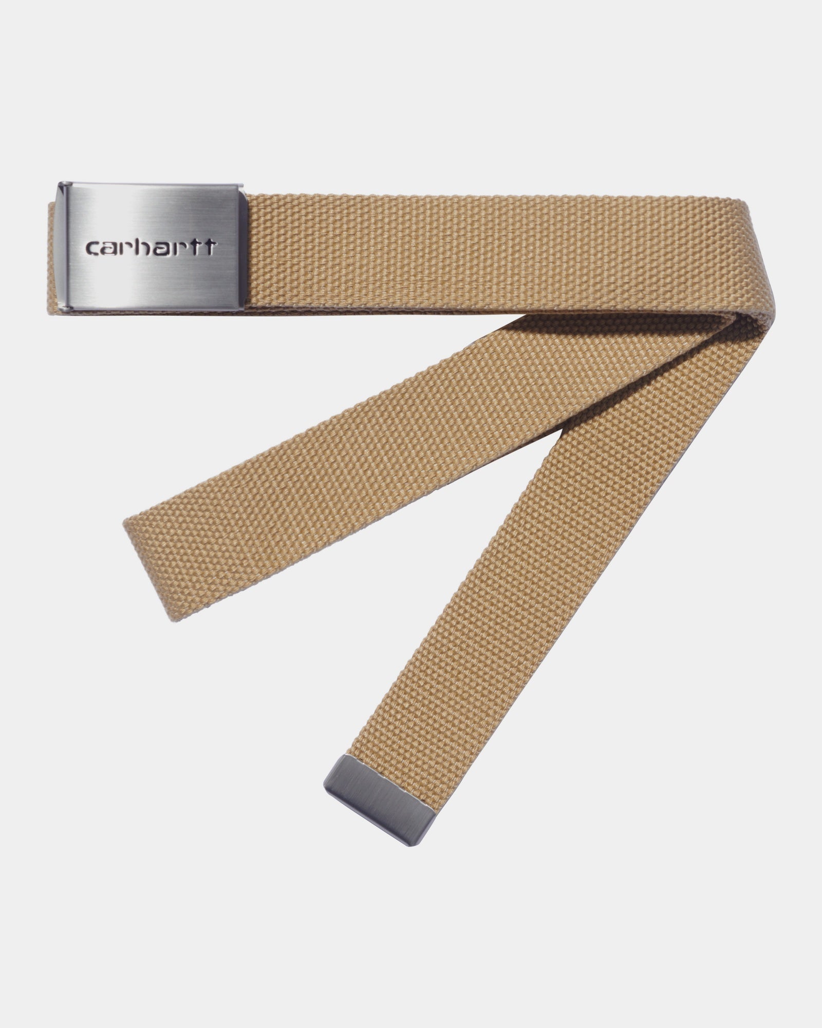 Dusty Hamilton Brown Clip Belt Chrome - Stylish & Durable Waist Belt for Men & Women | Perfect for Work, Outdoor Activities & Fashion Accessories