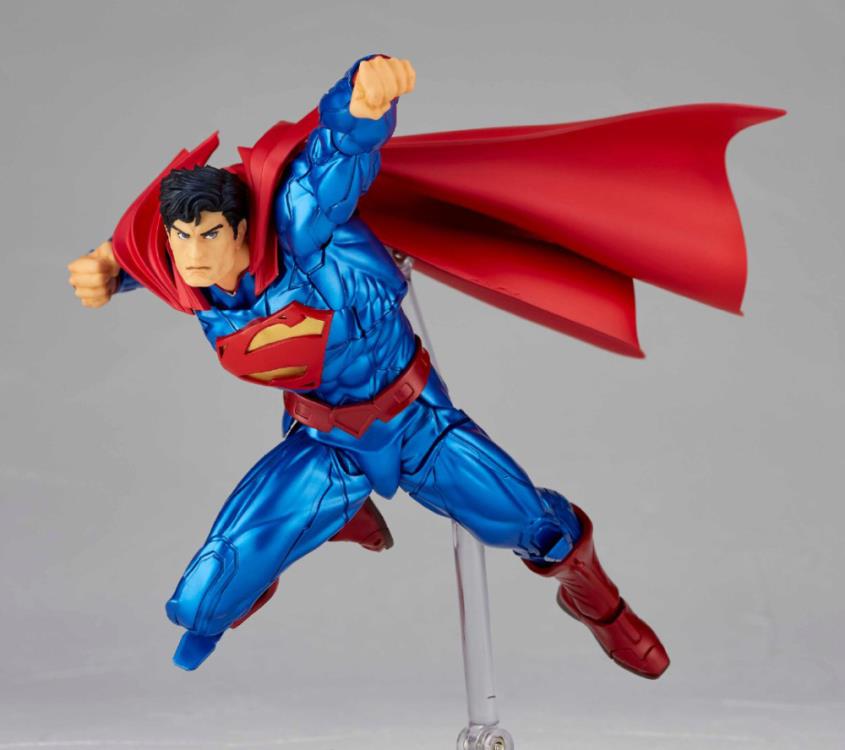 Amazing Yamaguchi Revoltech No. 027 Superman Action Figure - Highly Articulated Collectible for Display & Photography | Perfect for DC Fans, Toy Collectors & Home Decor
