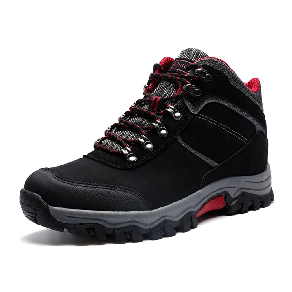Men's Waterproof Hiking Boots - Lightweight Ankle Boots with Multi-Terrain Lugs | Durable & Sturdy Camouflage Design for Outdoor Work & Adventure | Perfect for Hiking, Camping, and Mountain Climbing