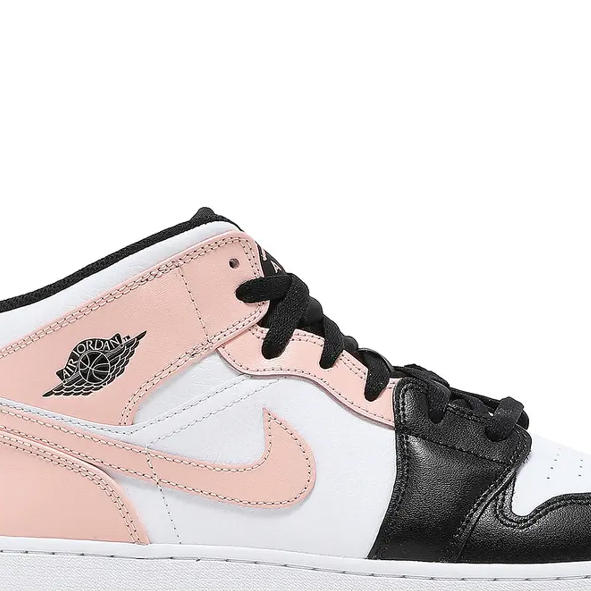 Air Jordan 1 Mid 'Crimson Tint Toe' GS Sneakers - Women's Basketball Shoes for Casual Wear & Street Style Fashion