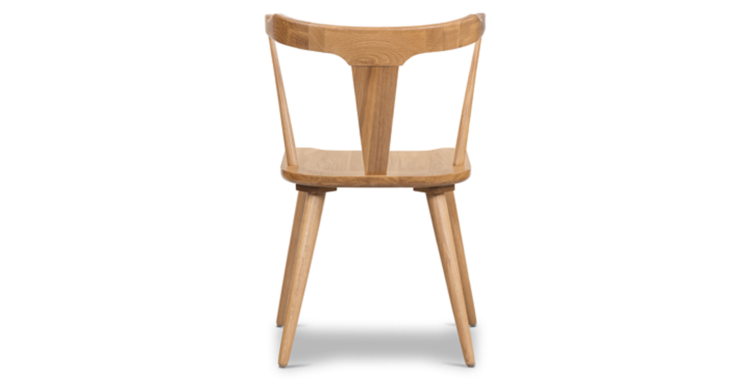 Enzo Dining Chair - Modern Wooden Dining Room Chair with Upholstered Seat - Perfect for Kitchen, Dining Room, and Home Office